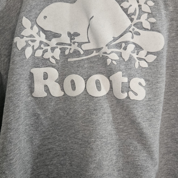 Roots Cropped Grey Sweater - Picture 3 of 9